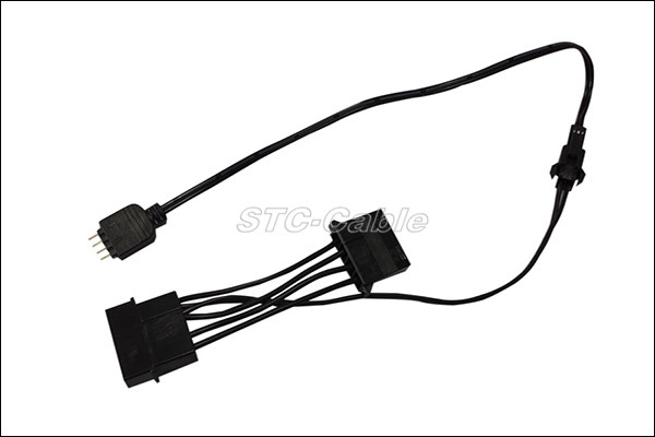 Erősítő 4P LED 4PIN Powre kábel